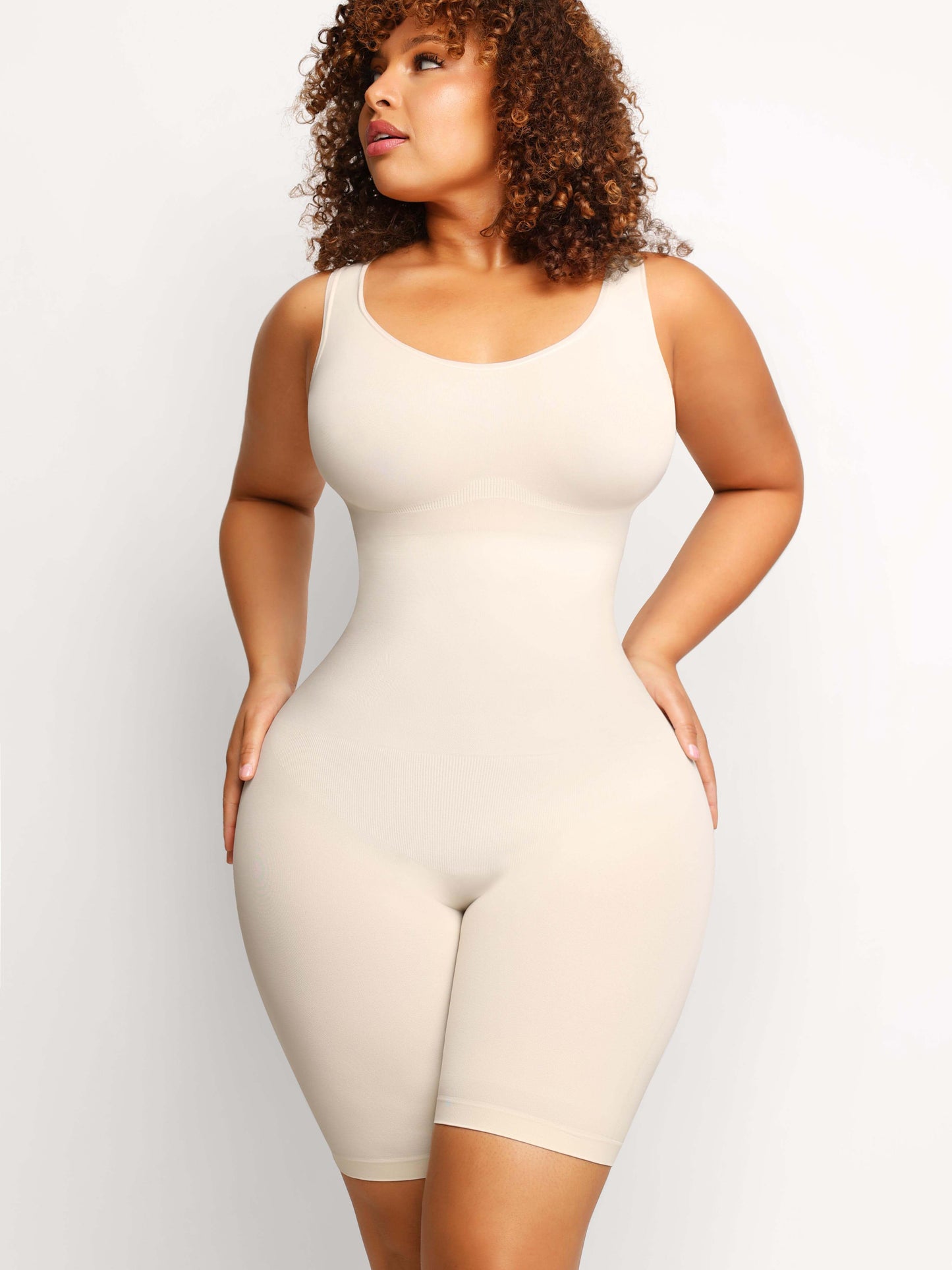Double-Duty Bodysuit Shaper, Ivory