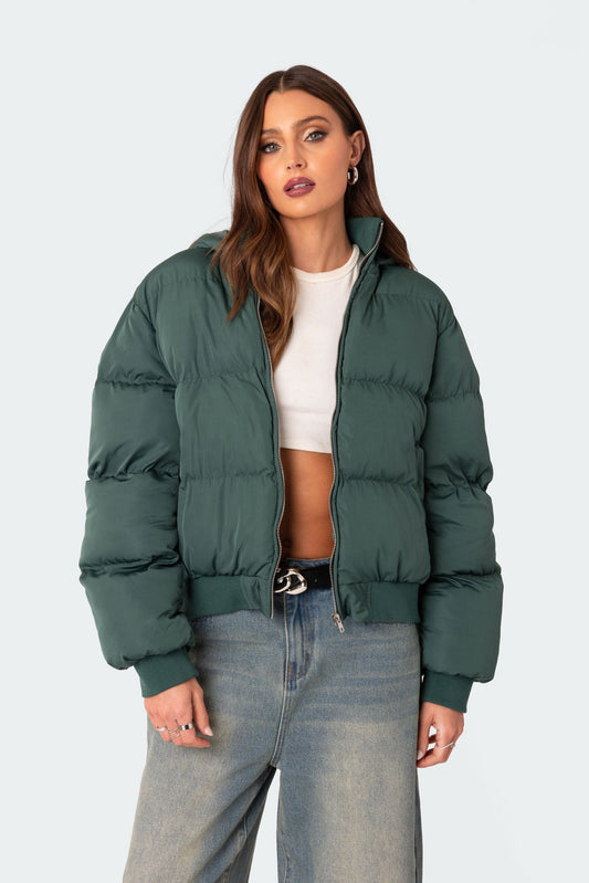 Frosty Hooded Puffer