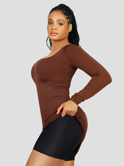 Padded Hip Dip Boost Shaper with Tummy Control